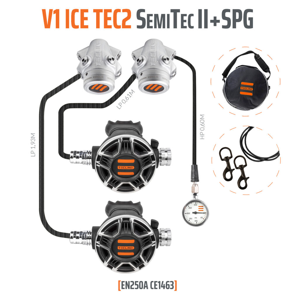 Automat V1 ICE TEC2 zestaw SemiTec II z manometrem - EN250A