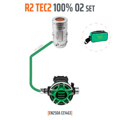 Automat R2 TEC2 100% O2 M26x2, zestaw stage - EN250A
