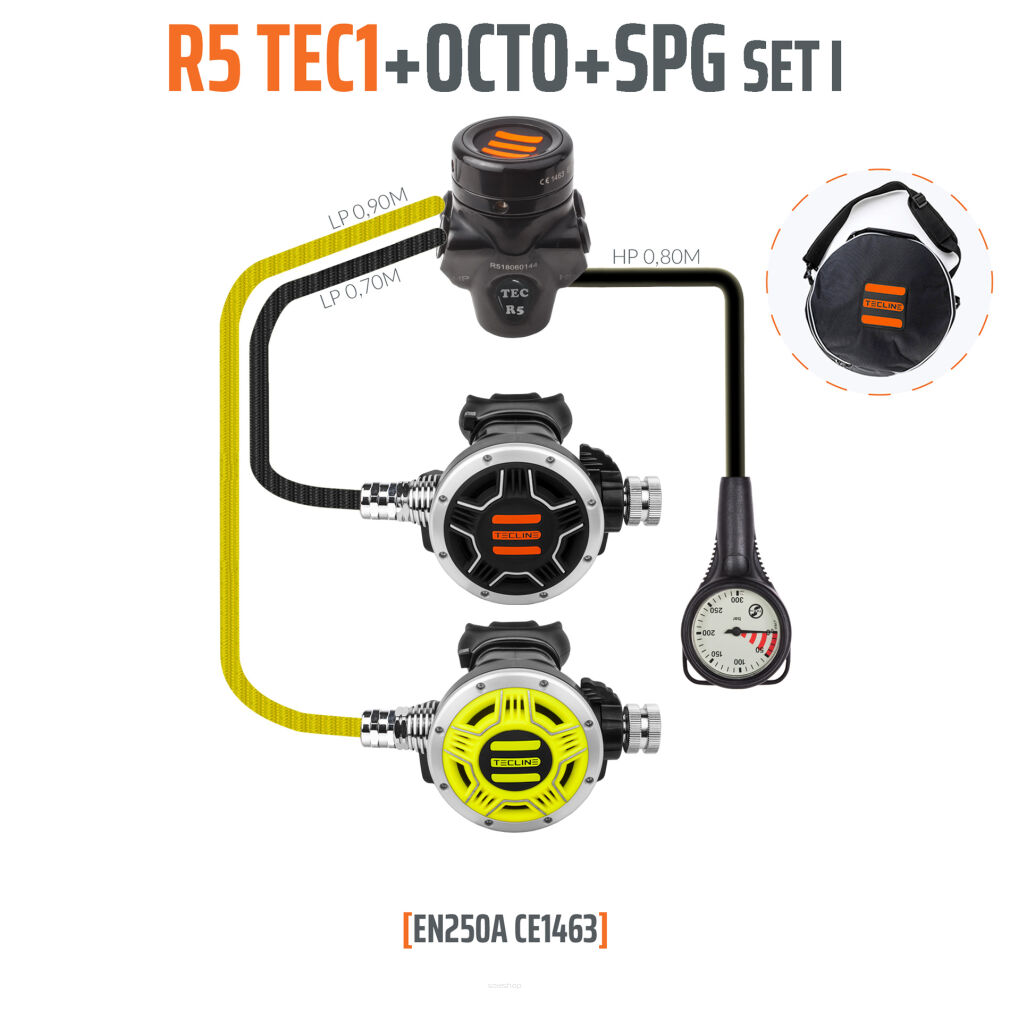 Automat R5 TEC1 zestaw I z oktopusem i manometrem - EN250A