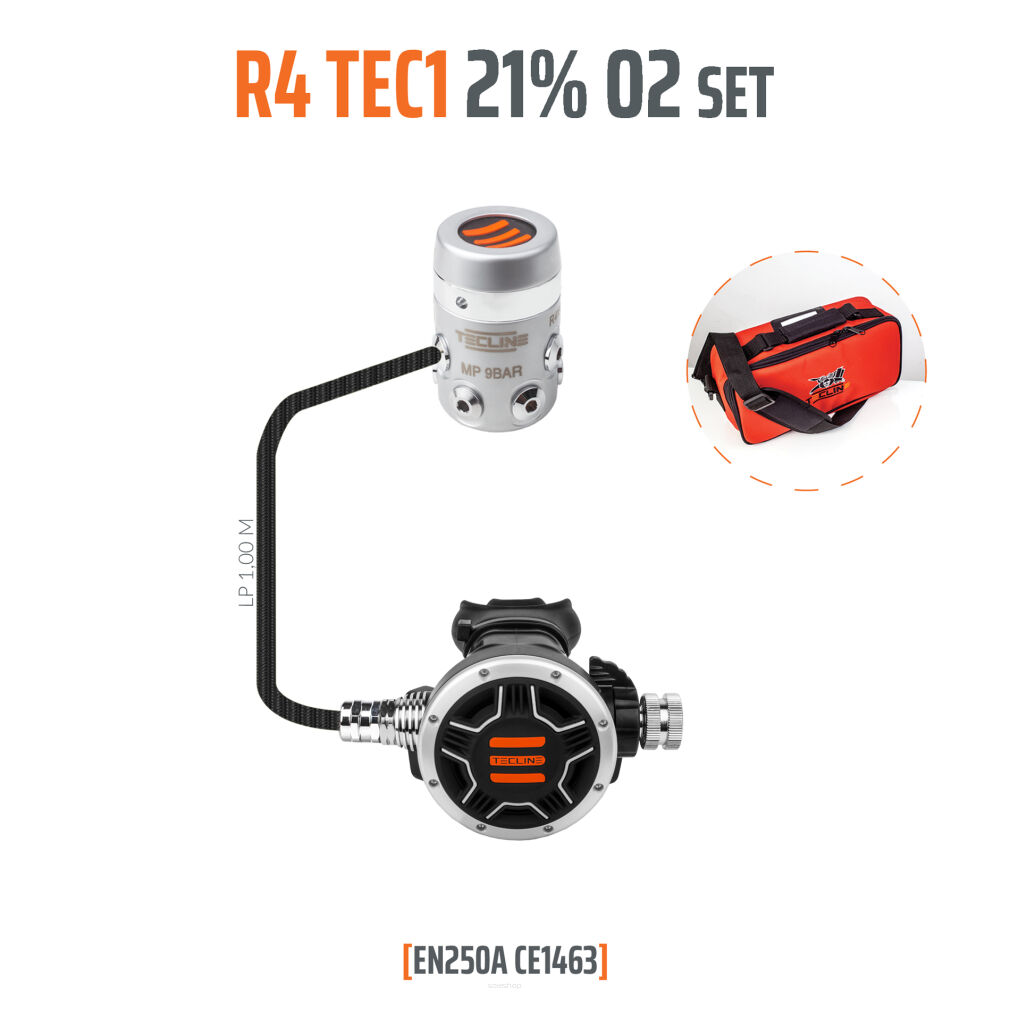 Automat R4 TEC1 21% O2 G5/8, zestaw stage - EN250A