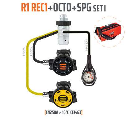 Automat R1 REC1 zestaw I z oktopusem i manometrem - EN250A > 10°C