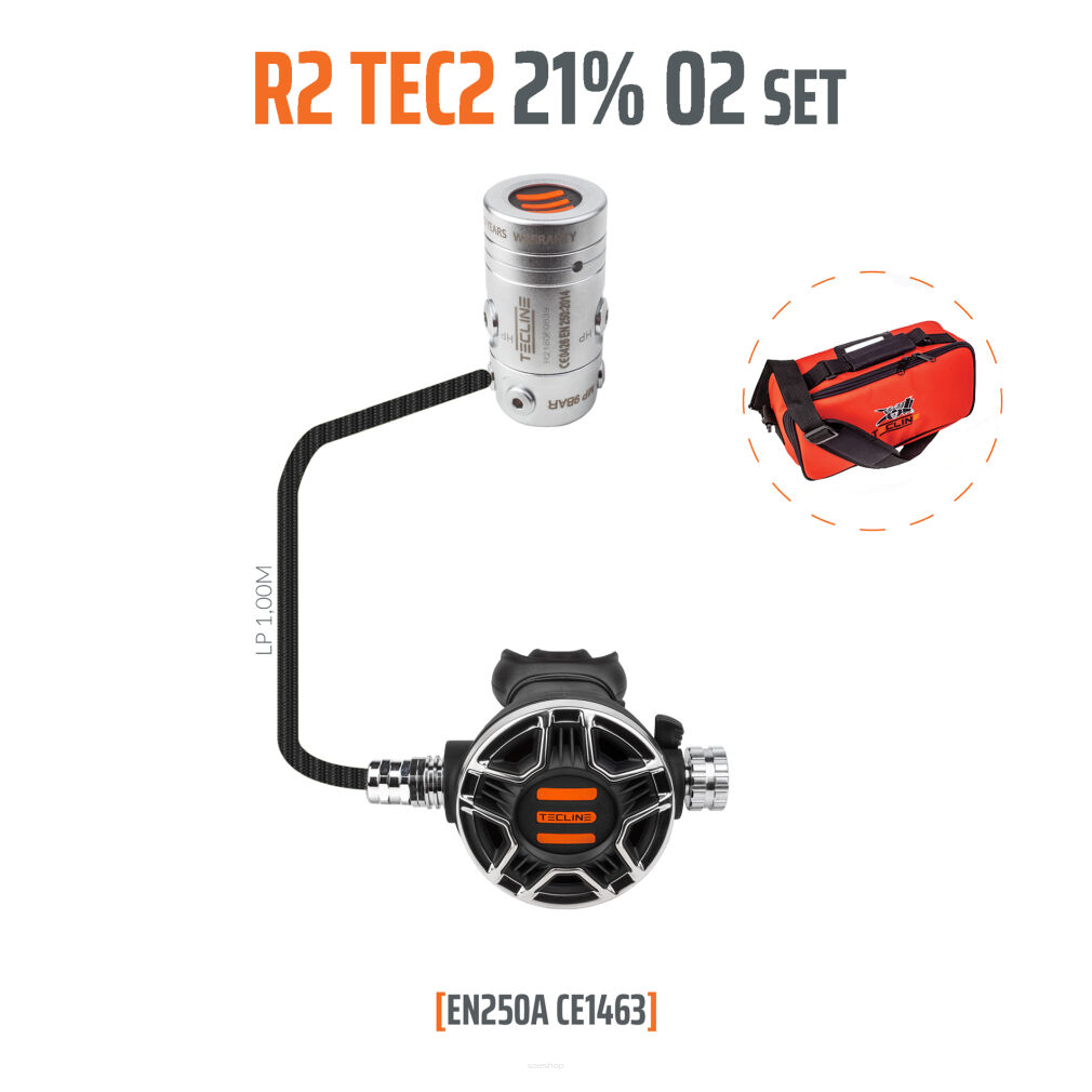 Automat R2 TEC2 21% O2 G5/8, zestaw stage - EN250A