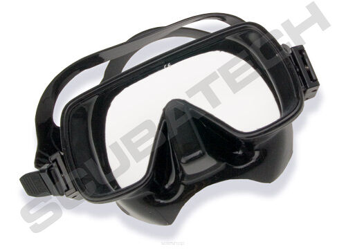 Maska Frameless, czarny silikon